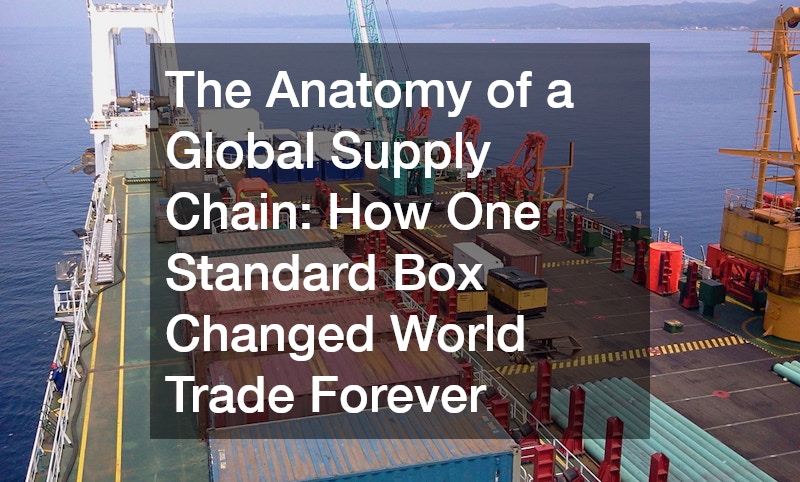 The Anatomy of a Global Supply Chain: How One Standard Box Changed World Trade Forever